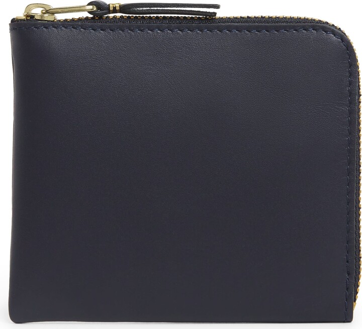 Comme Des Garçons Wallet Leather Zipped Pouch