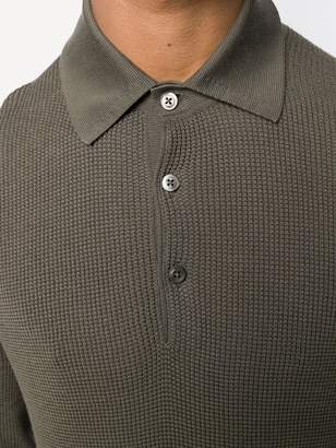 Tom Ford textured fitted polo shirt