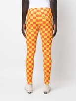 Thumbnail for your product : ERL Logo Checkerboard Cotton Leggings