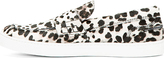Thumbnail for your product : Giambattista Valli Ivory & Black Leopard Calf-Hair Loafers