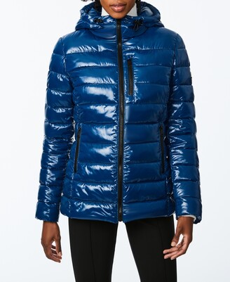 Bernardo Shiny Nylon Packable Puffer Jacket - ShopStyle