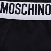 Thumbnail for your product : Moschino Mens Logo Waistband Trunks Underwear Boxers Accessories