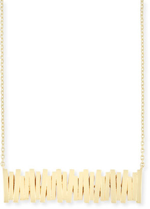 Suzanne Kalan Bar Pendant Necklace in 18K Yellow Gold