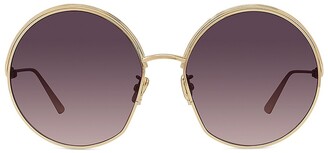 christian dior 61mm round sunglasses