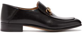Gucci Mister New Horsebit Leather Loafers - Mens - Black