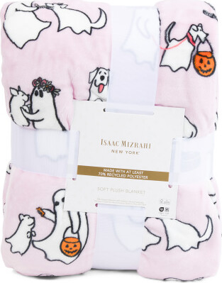 TJMAXX Ghost Dogs Blanket, Polyester