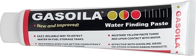 Gasoila Chemicals Gasoila® Regular Water Finding Paste, 2.5 oz, Tube