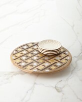 Thumbnail for your product : G G Collection Mango Wood Lazy Susan
