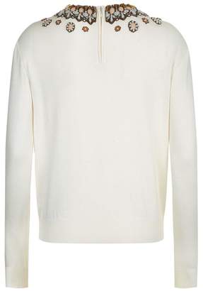 Andrew Gn Embellished Neck Sweater