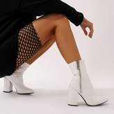 Thumbnail for your product : Public Desire Renzo Sock Fit Ankle Boots