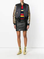 Thumbnail for your product : Love Moschino cheetah print bomber jacket