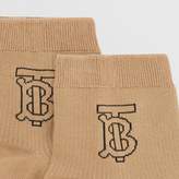 Thumbnail for your product : Burberry Monogram Intarsia Socks