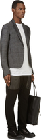 Thumbnail for your product : Rick Owens Grey Linen Blend Summer Blazer