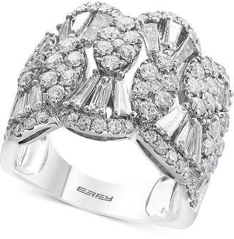 Effy Classique by Diamond Scalloped Statement Ring (2-1/4 ct. t.w.) in 14k White Gold