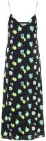Thumbnail for your product : BERNADETTE Hailey floral silk-satin satin dress