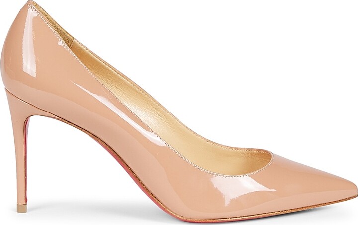 Christian Louboutin Women's Kate 85MM Patent Leather Pumps - Black - Size 4