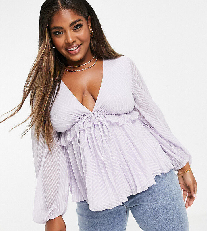 Plus Size Sheer Tops Shop the world's largest of fashion | ShopStyle