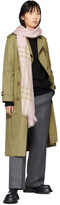 Thumbnail for your product : Burberry Pink Gauze Giant Check Scarf