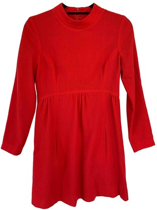 Goat Red Wool Dress for Women