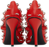 Thumbnail for your product : Givenchy Red Metal Hoop Show Pumps