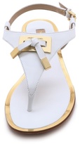 Thumbnail for your product : Michael Kors Collection Hara Flat Thong Sandals