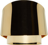 Thumbnail for your product : Chloé Gold Mirrored Double-Faced Erika Cuff