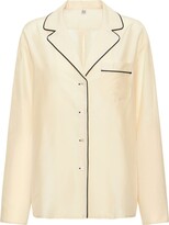 Thumbnail for your product : Totême Organic cotton & silk pajama shirt