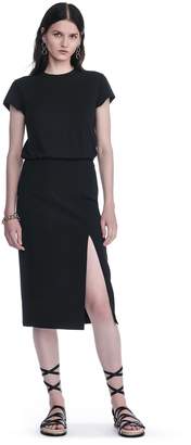 Alexander Wang T By Pencil Midi Skirt With Slit