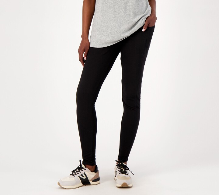 Denim & Co. As Is Active Printed or Solid Duo Petite Pant