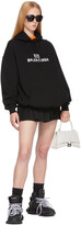 Thumbnail for your product : Balenciaga Black Medium Fit BB Pixel Hoodie