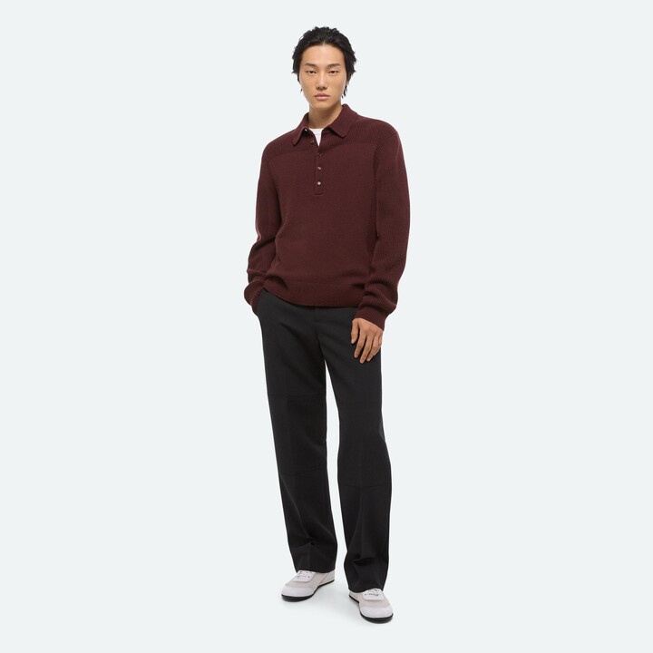 Helmut Lang Block Polo Sweater