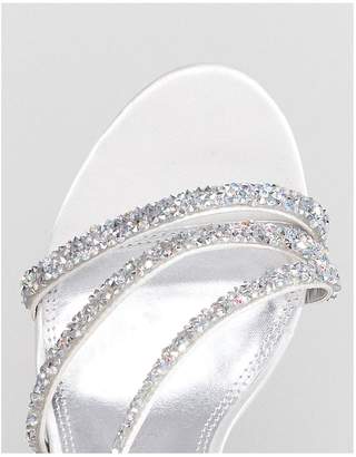 ASOS Design DESIGN Hypnotic Bridal Embellished Heeled Sandals