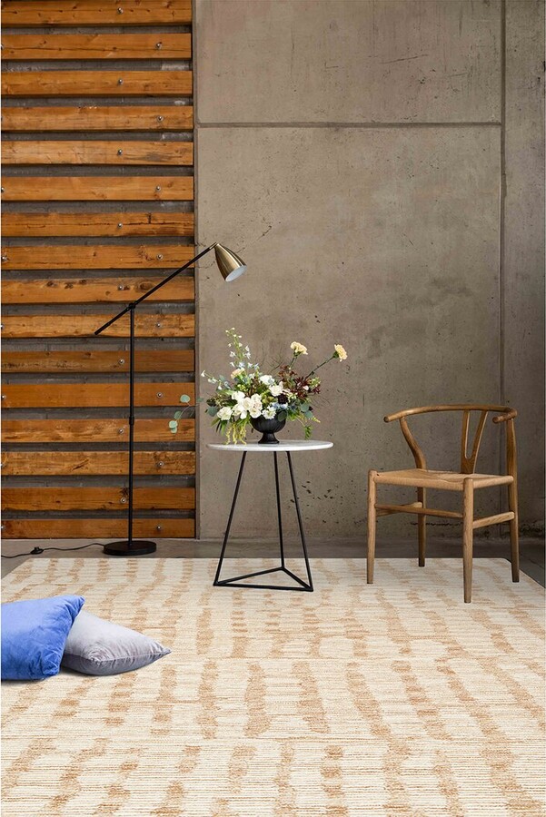 Obeetee Hand Tufted Shadows Wool Rug