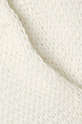 KHAITE Opal Crocheted Cotton-blend Maxi Dress - Ivory