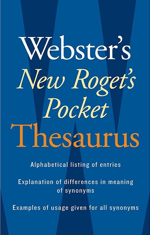 Houghton Mifflin Webster's New Roget's Pocket Thesaurus, Grades 7th - 12th, 4/Bundle (AH9780618953202)