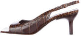 Thumbnail for your product : Bruno Magli Embossed Leather Slingbacks