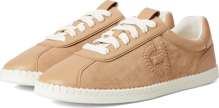 Cole Haan Grandpro Acelia Sneakers Women's Shoes Tuscan Sand Suede/Tuscan Sand : 8 B - Medium, Leather/Suede/Textile