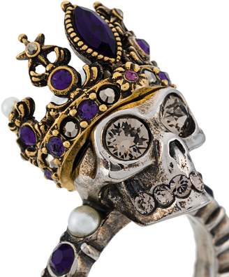 Alexander McQueen queen skull ring