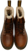 Thumbnail for your product : Dr. Martens Brown 1460 Fur Serena Boots