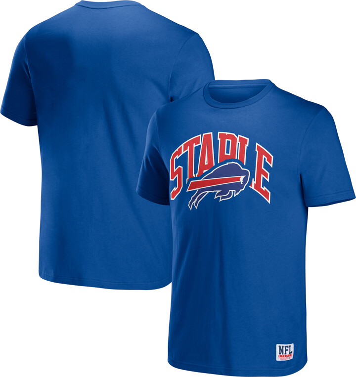 Staple Men's NFL x Royal Buffalo Bills Logo Lockup T-Shirt