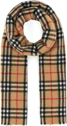 【送料&関税込】Burberry Vintage Check Fringed-edge Scarf - Burberry Vintage Checked Fringed Edge Scarf - ShopStyle