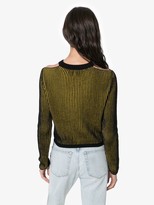Thumbnail for your product : Eckhaus Latta Clavicle ribbed-knit sweater