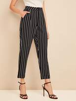 Thumbnail for your product : Shein Vertical Striped Straight Leg Pants