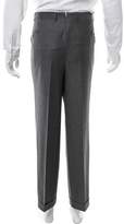 Thumbnail for your product : Luciano Barbera Flat Front Wool Pants