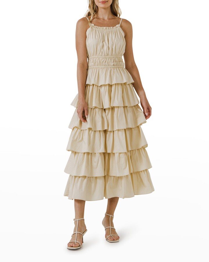 Low Cut Asymmetrical Ruffles Dress for Women Party Stunning Sequins Backless Dress QKFON Spaghetti Straps Ruffles Dress