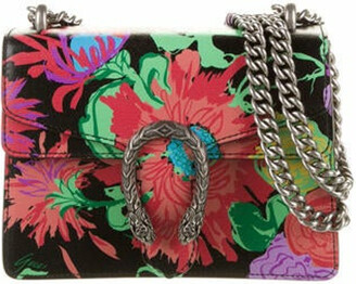Gucci Ken Scott Print Dionysus Super Mini Bag in Red