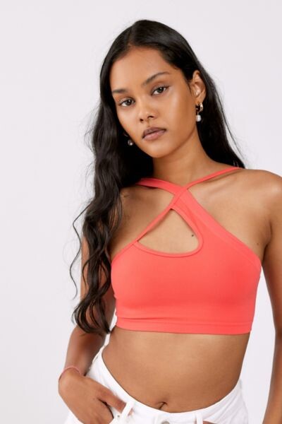 Out From Under Ella Seamless Asymmetrical Keyhole Bra Top - ShopStyle