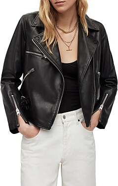 AllSaints Benyon Leather Biker Jacket