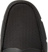 Thumbnail for your product : Swims Rubber and Mesh Penny Loafers