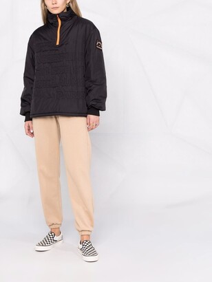 Karl Lagerfeld Paris Half-Zipped Padded Jacket